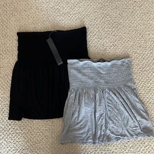 Women’s Tube Top Tops (2) Medium